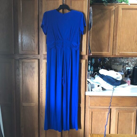 NWT Vince Camuto Twist Front Jersey Wide Leg Jumpsuit Plus Size 1X - Picture 10 of 16